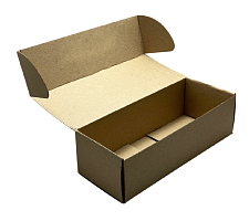 Коробка упаковочная 255 х 105 х 75 (  fefco 0471, Т-22 Е бурый )